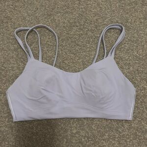 purple sports bra